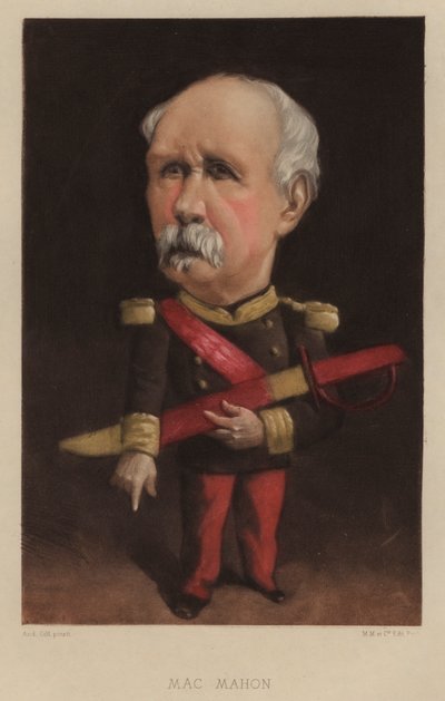 Patrice de MacMahon, Duke of Magenta by Andre Gill